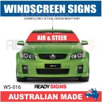 Windscreen Banner - WB016 - AIR & STEER